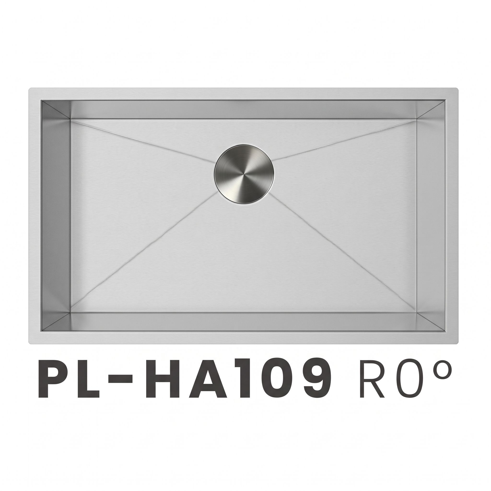 PL-HA109 R0° Stainless Steel Undermount Single Bowl Kitchen Sink