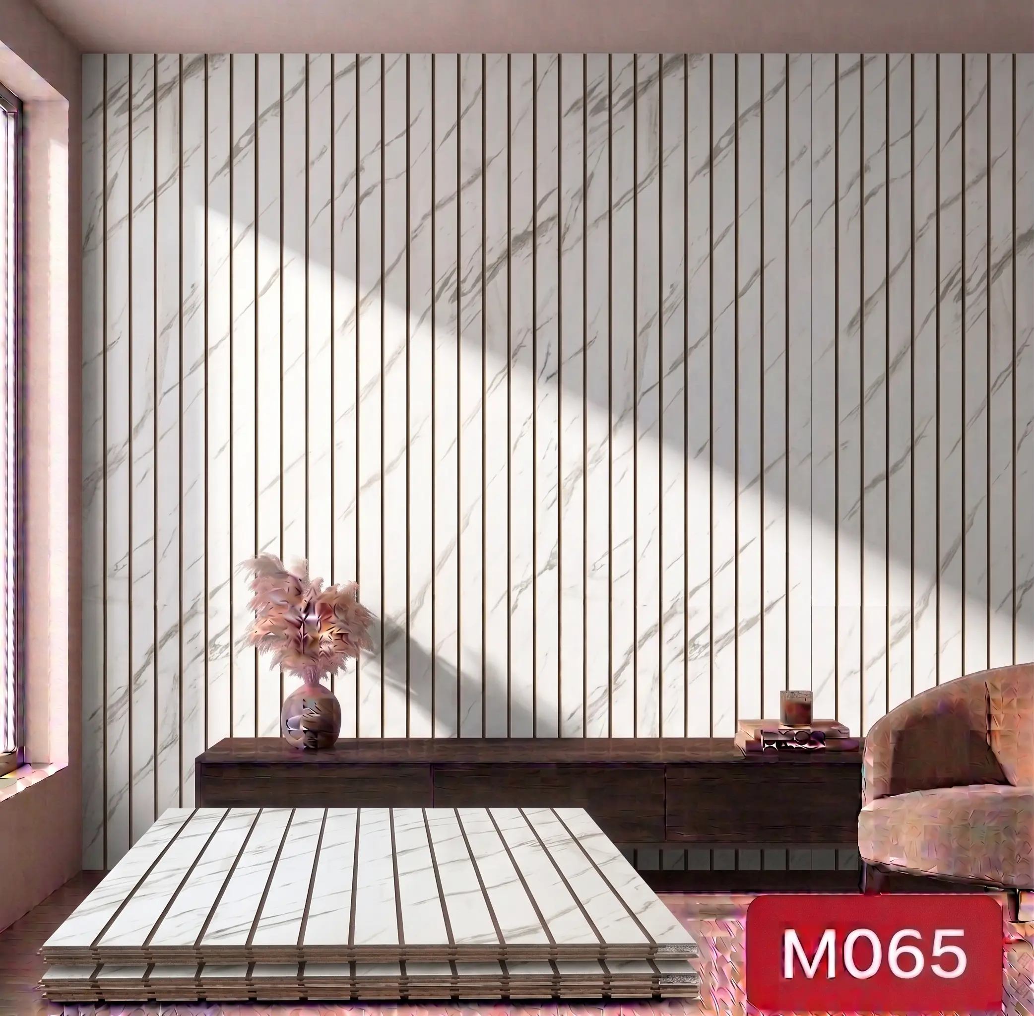 M065 MDF Slat Wall Panel