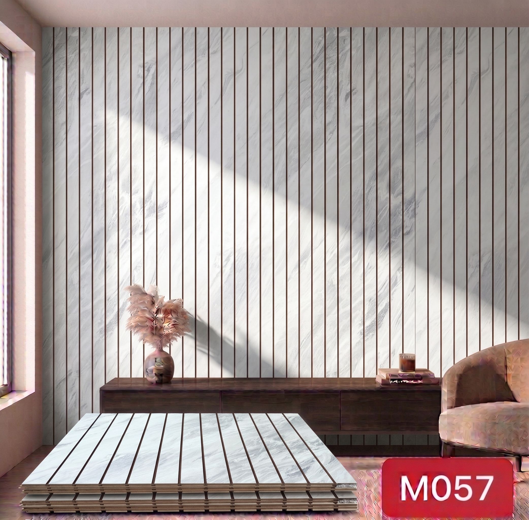M057 MDF Slat Wall Panel