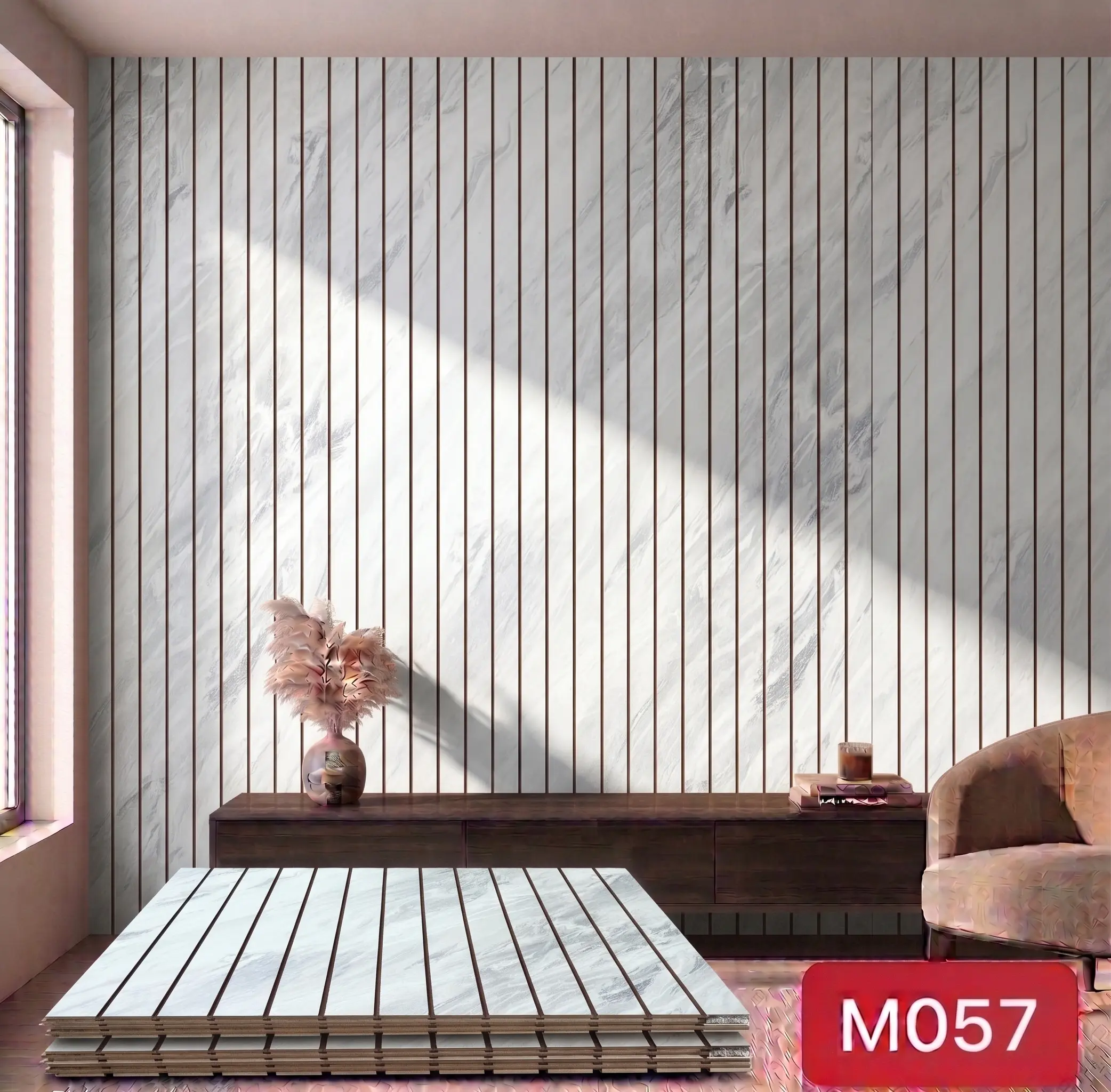 M057 MDF Slat Wall Panel