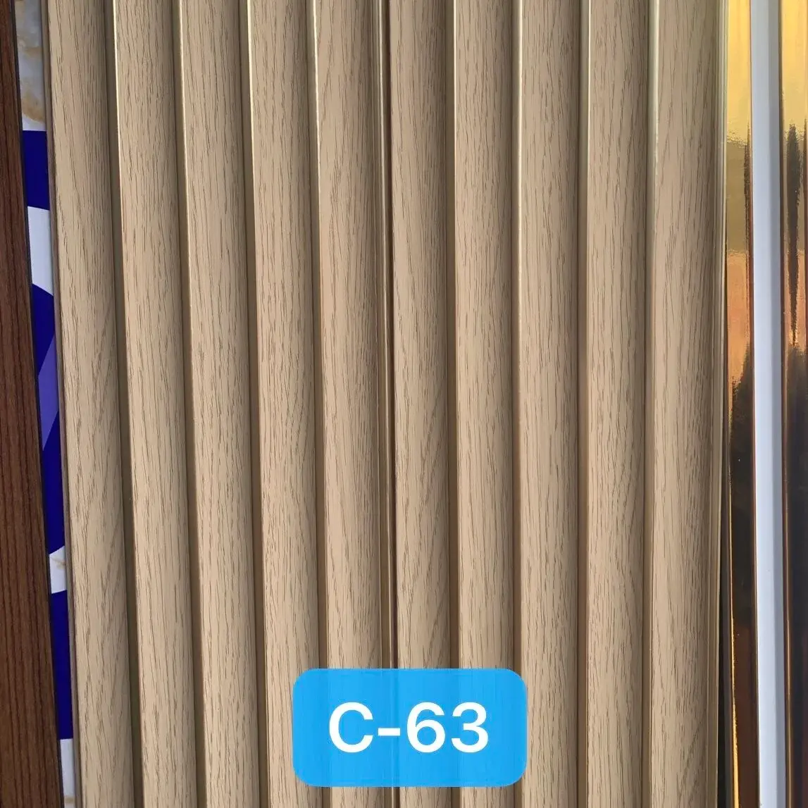C-63 WPC Fluted Wall Panel