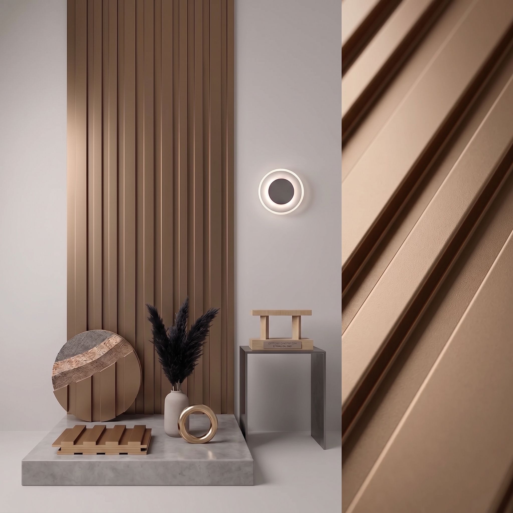 C-13 WPC Fluted Wall Panel