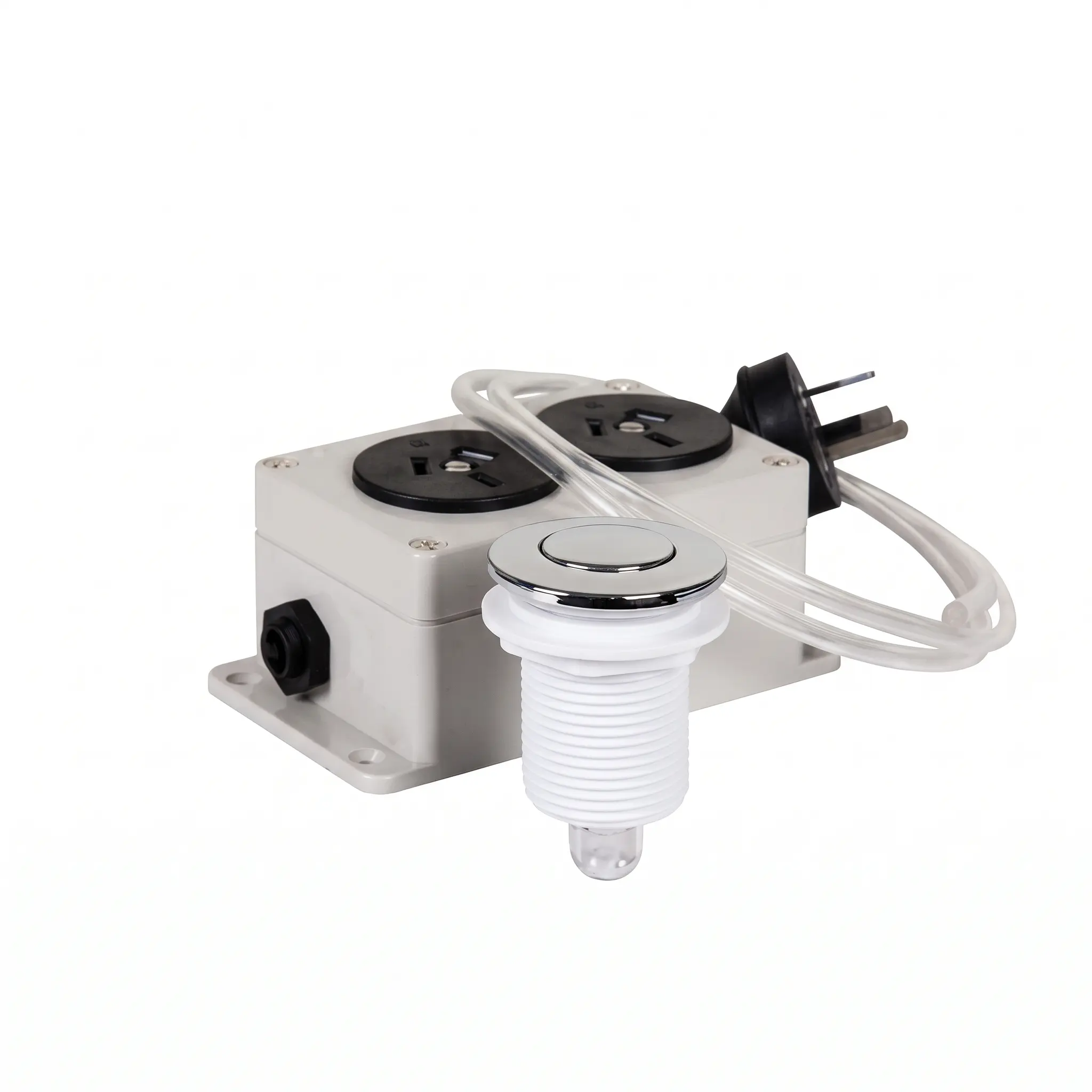 Garbage Disposal Dual Outlet Countertop Air Switch Kit