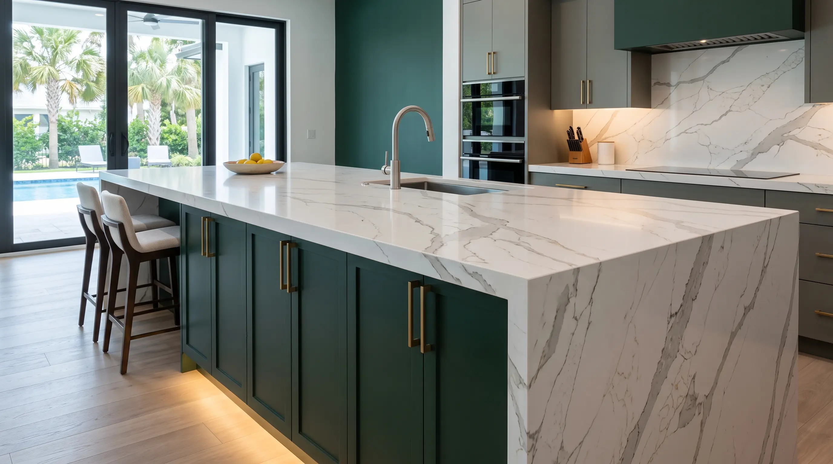 The Real World Florida Guide to Quartz Countertops: Veining Styles, Thickness Choices, and Daily Kitchen Durability