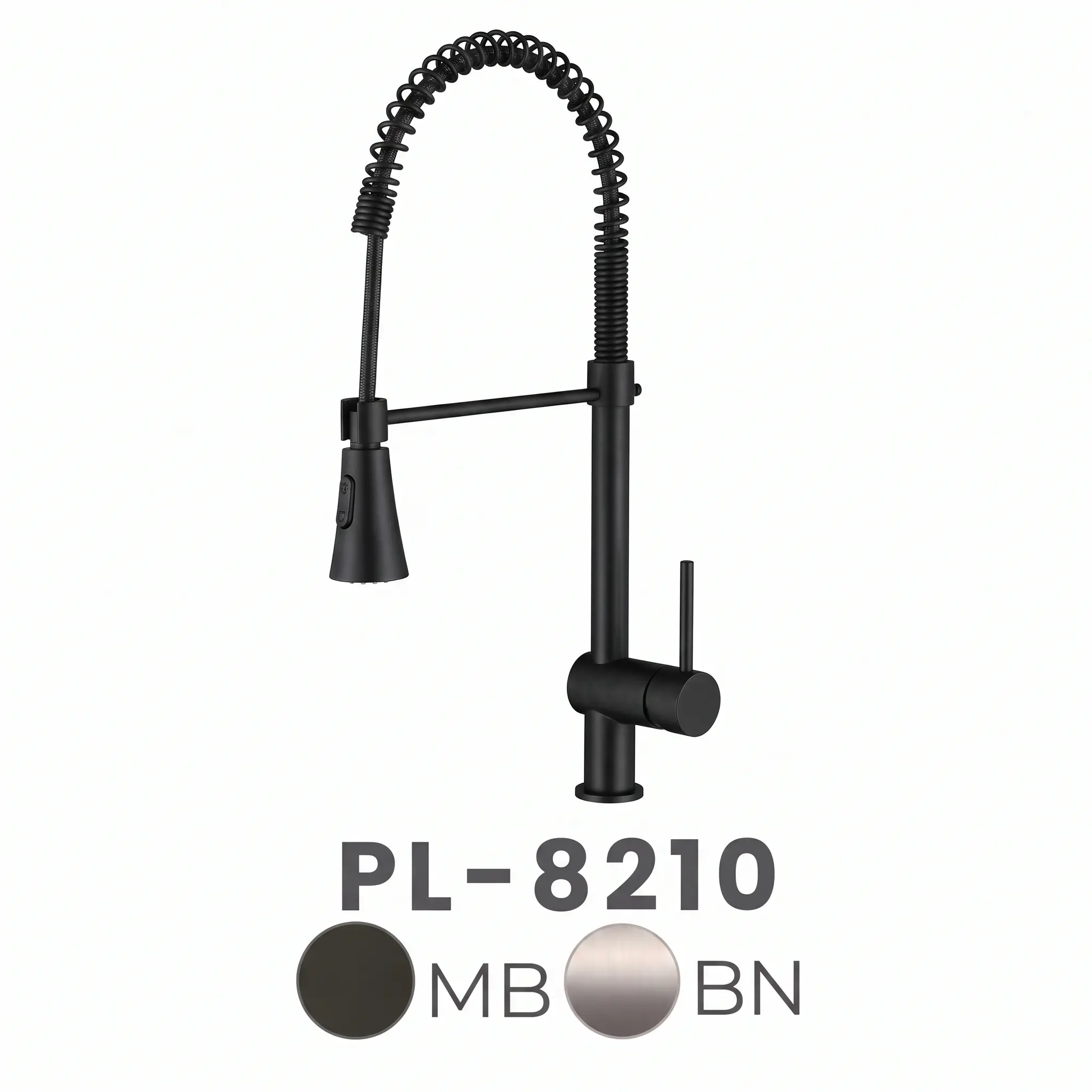 PL-8210 Commercial Style Pre-Rinse Spring Kitchen Faucet 