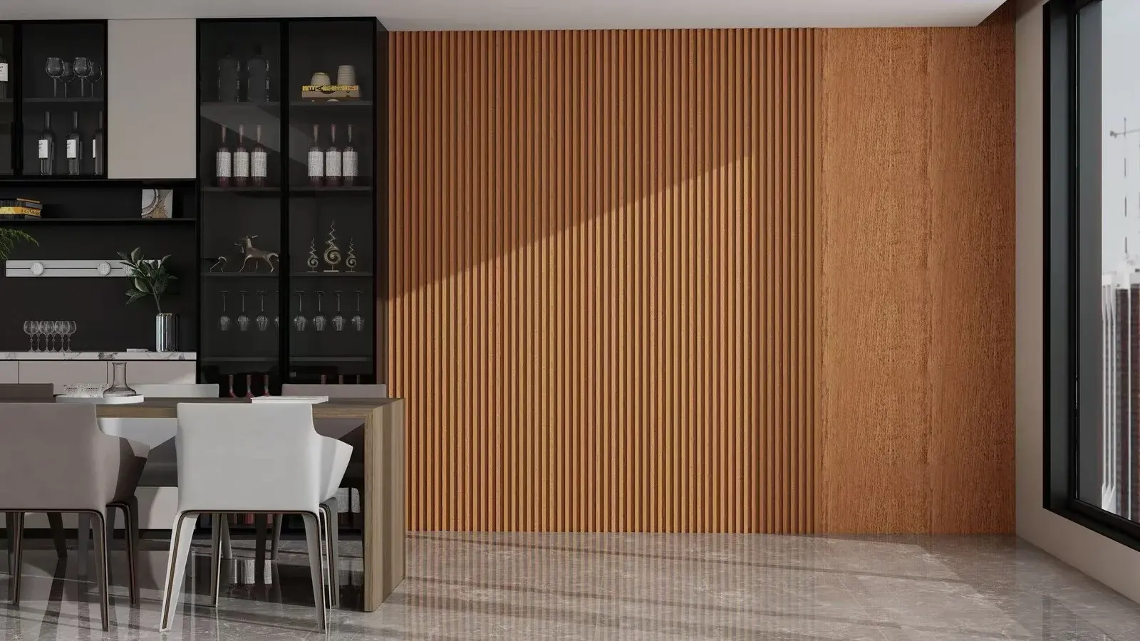 C-04 WPC Fluted Wall Panel