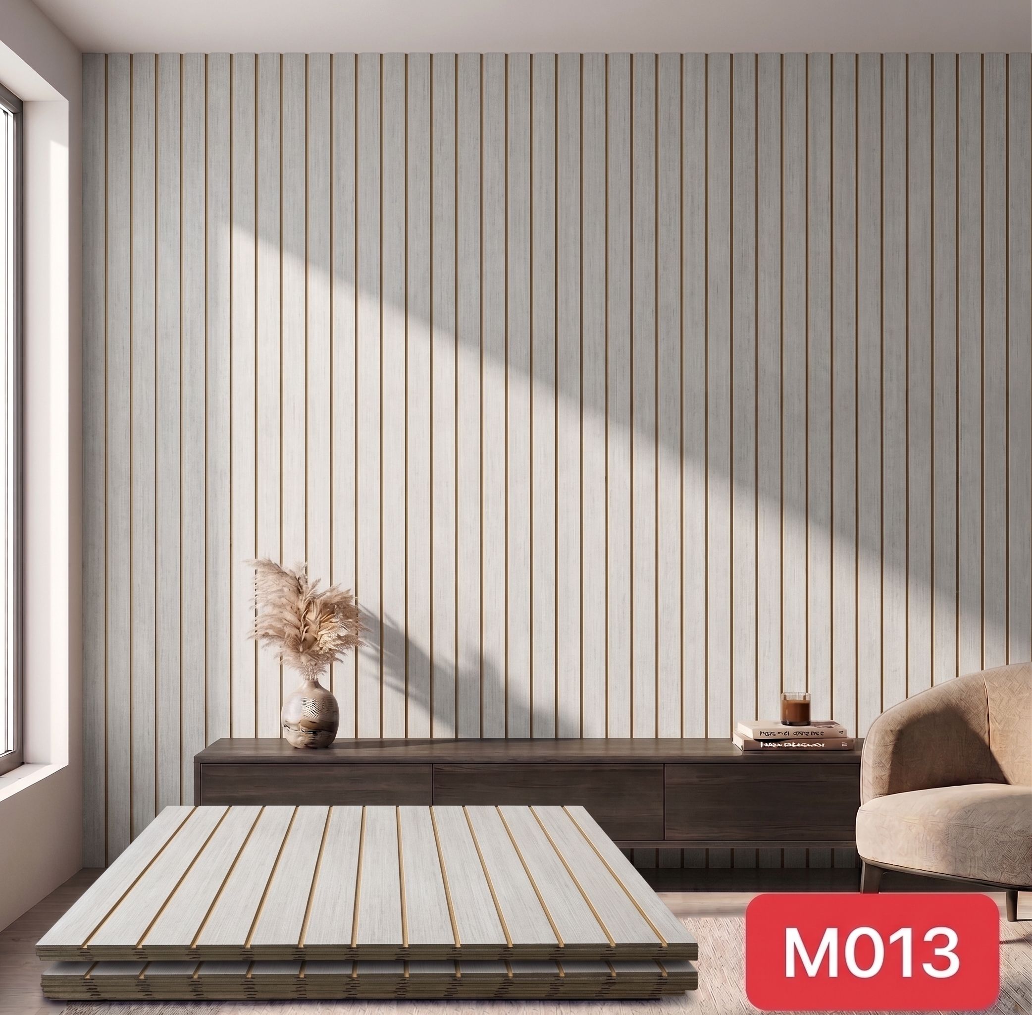 M013 MDF Slat Wall Panel