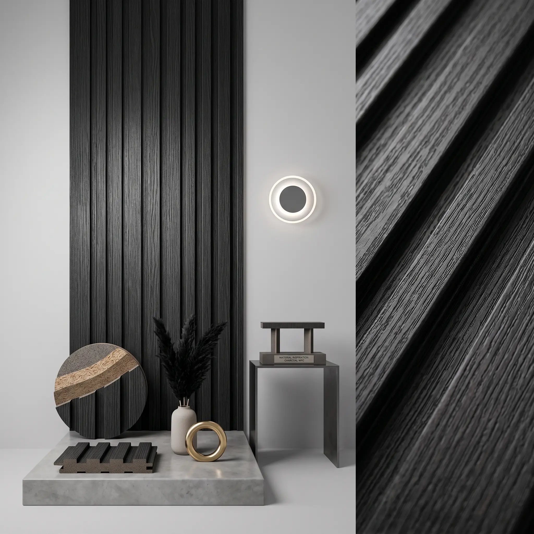 C-10 WPC Fluted Wall Panel