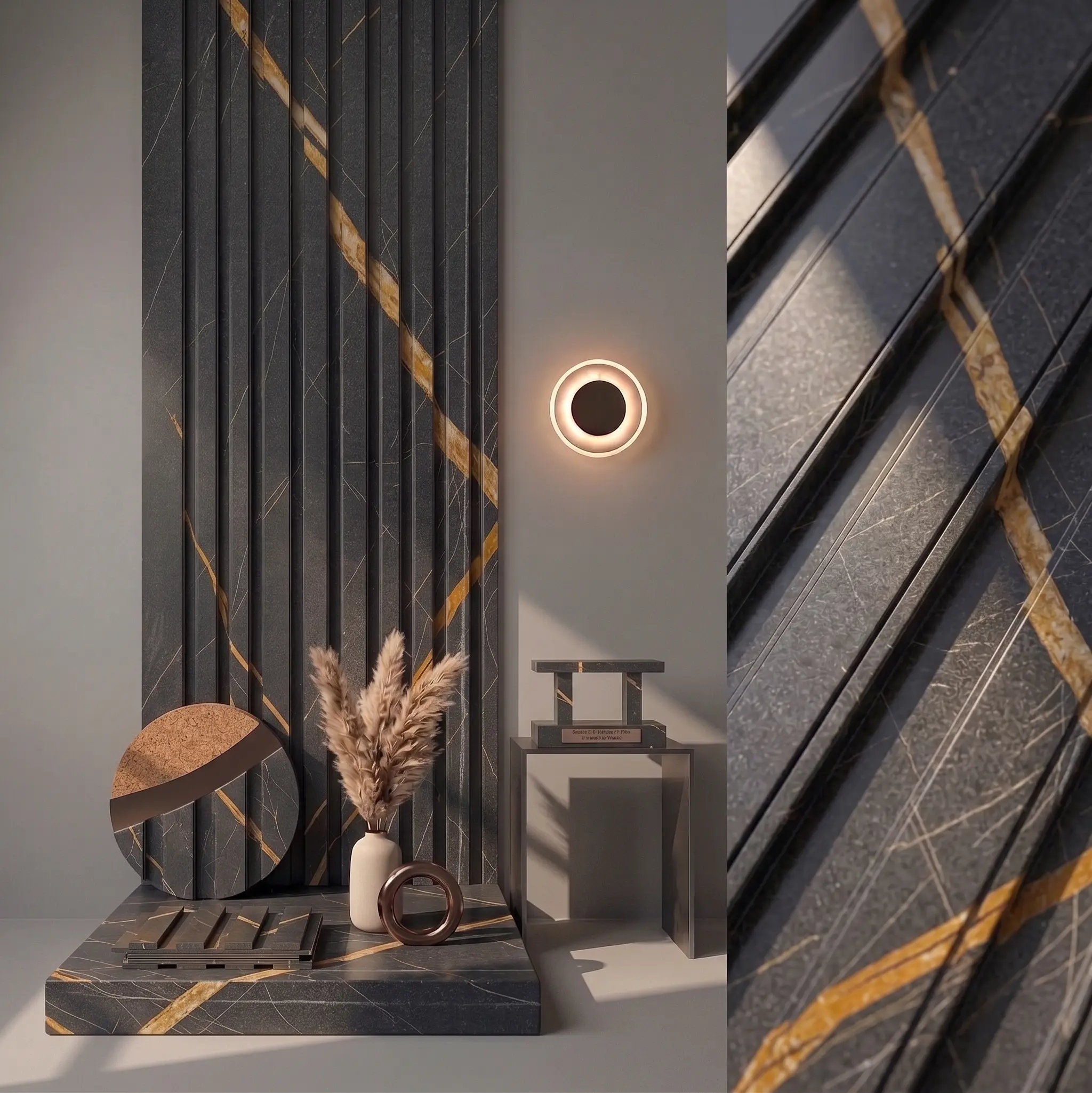 C-08 WPC Fluted Wall Panel