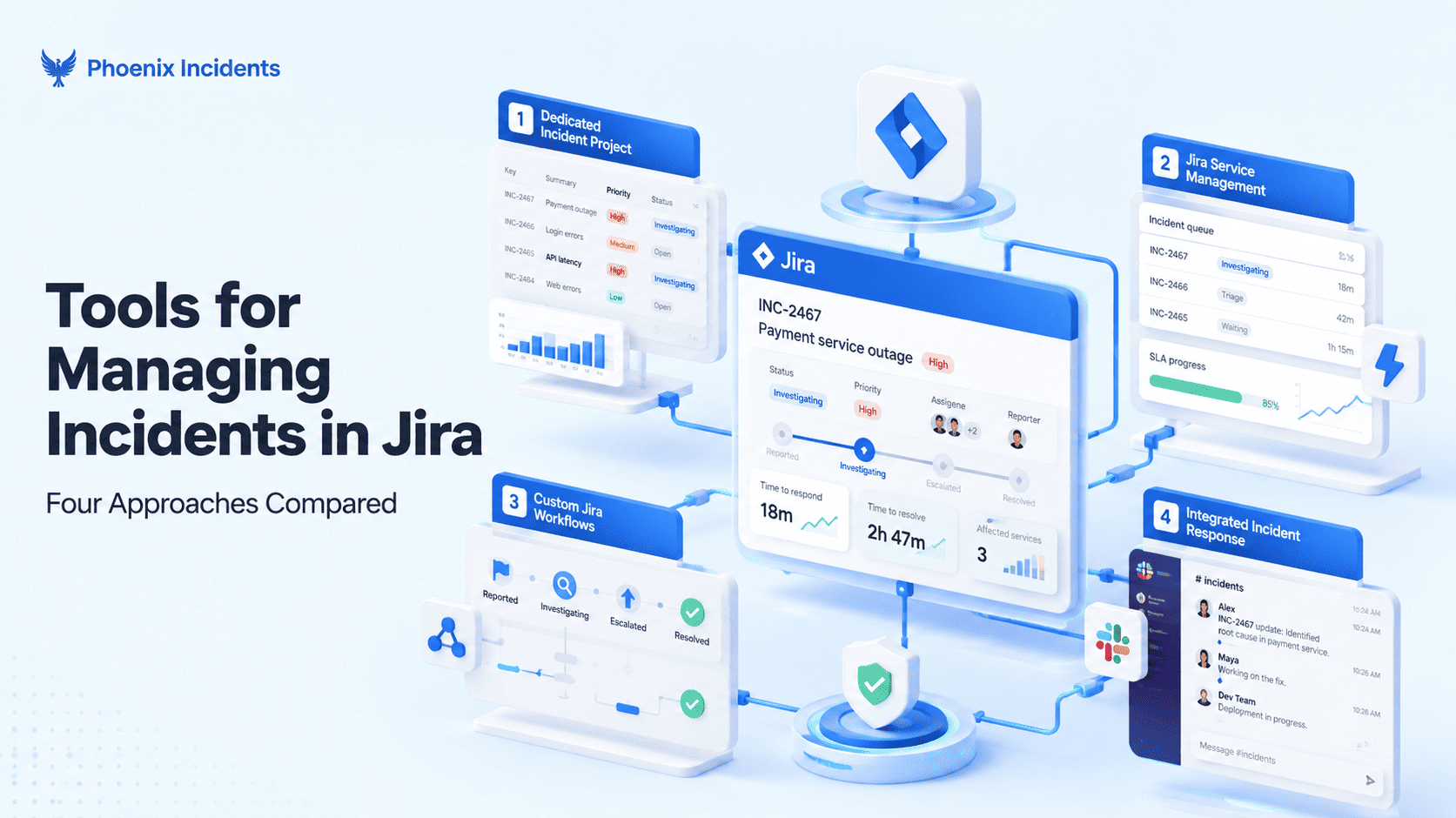 Tools for Managing Incidents in Jira: Four Approaches Compared