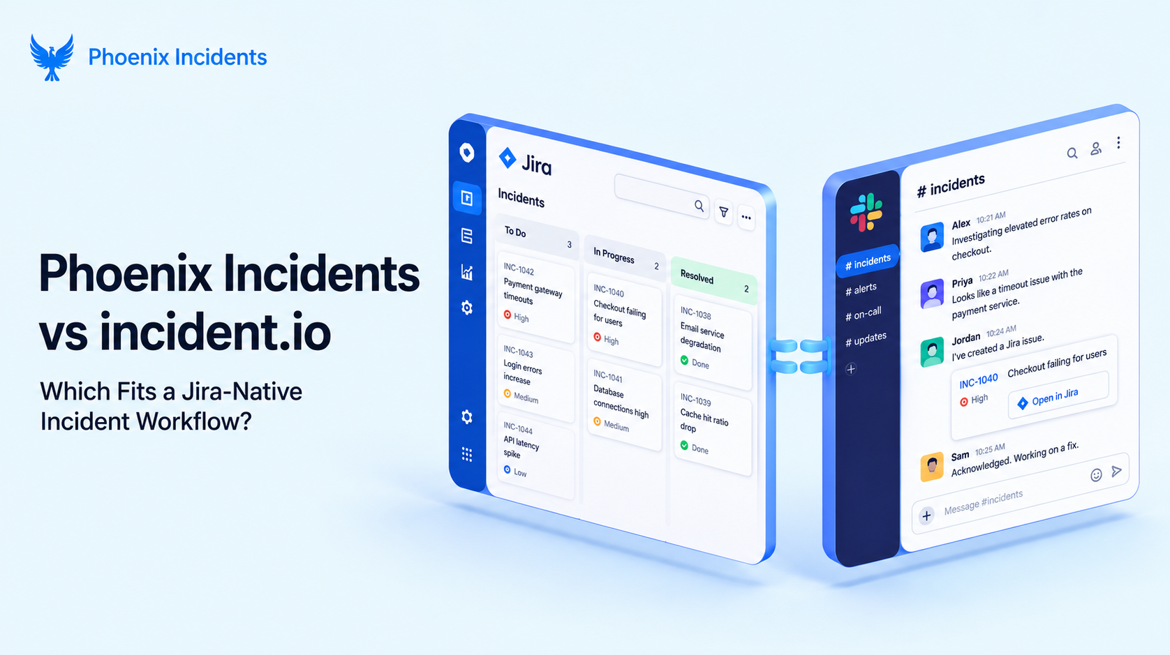 Phoenix Incidents vs incident.io: Which Fits a Jira-Native Incident Workflow?