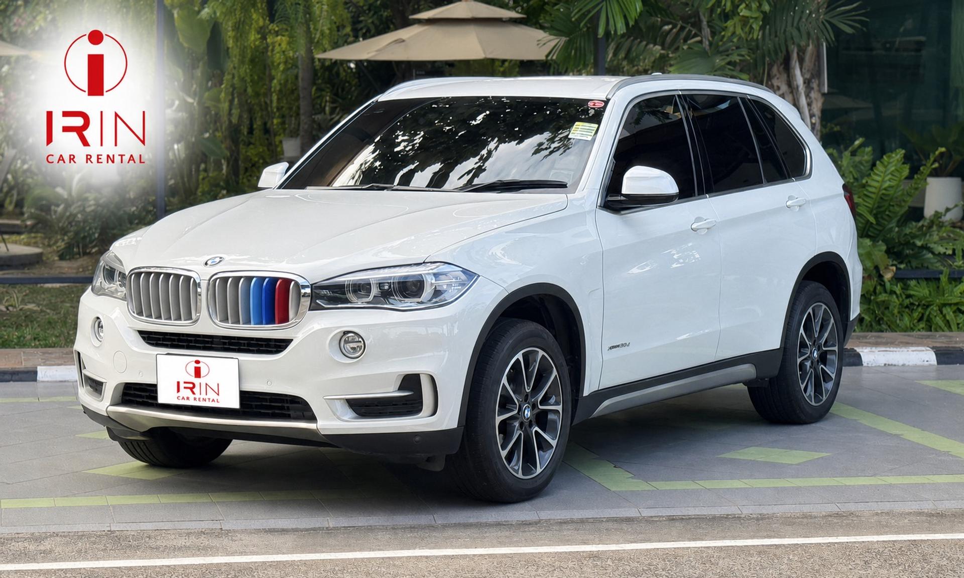 BMW X5 Plug-in Hybrid model year 2017 rental car — Irin Car Rent Saraburi