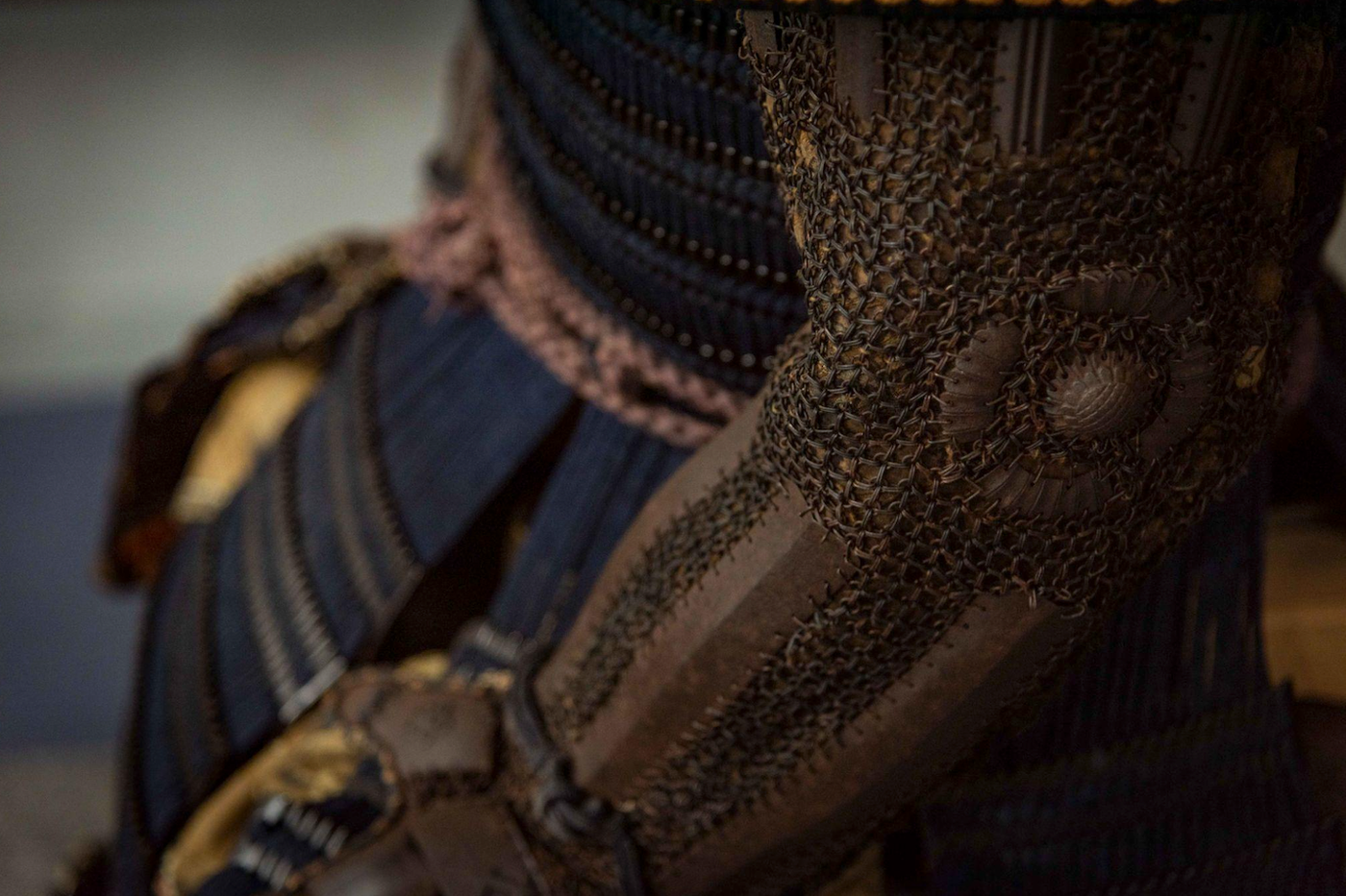 Layered samurai armour demonstrating flexible construction.
