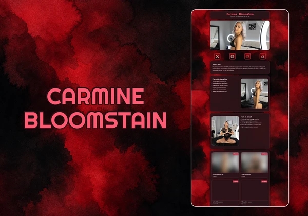 Carmine Bloomstain Chaturbate theme
