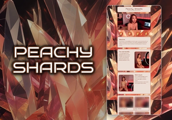 Peachy Shards Chaturbate theme