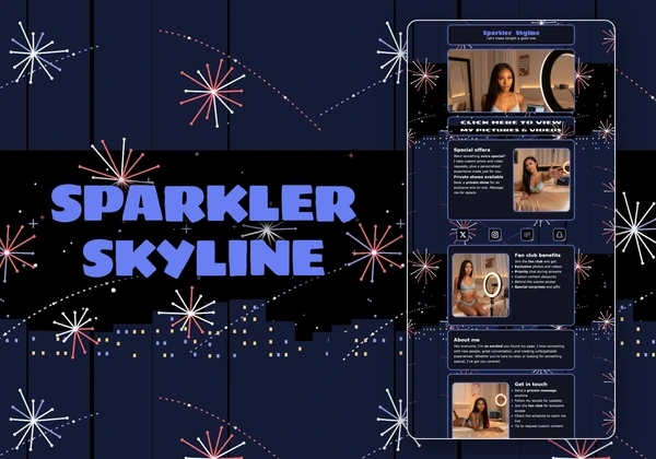 Sparkler Skyline Chaturbate theme