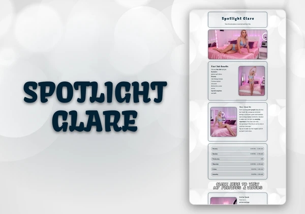 Spotlight Glare Chaturbate theme