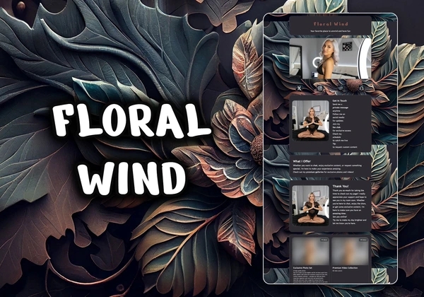 Floral Wind Chaturbate theme