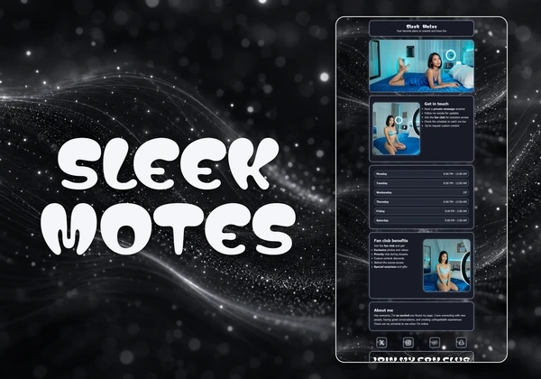 Sleek Motes Chaturbate theme