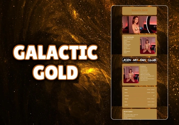 Galactic Gold Chaturbate theme