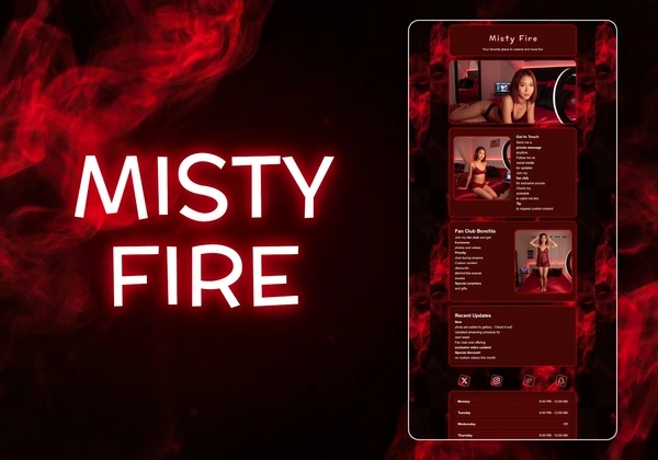 Misty Fire Chaturbate theme