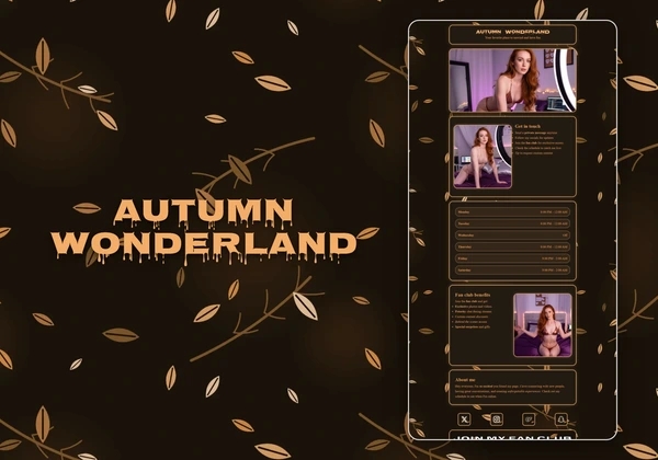 Autumn Wonderland Chaturbate theme