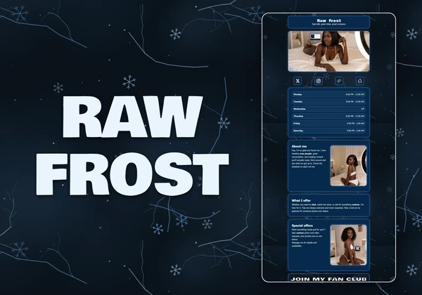 Raw Frost Chaturbate theme