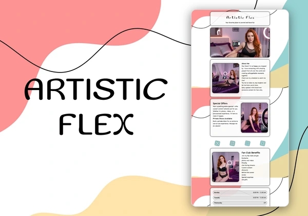 Artistic Flex Chaturbate theme
