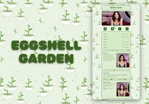 Eggshell Garden Chaturbate theme