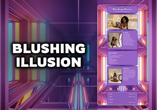 Blushing Illusion Chaturbate theme
