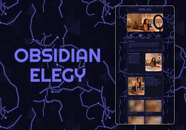 Obsidian Elegy Chaturbate theme