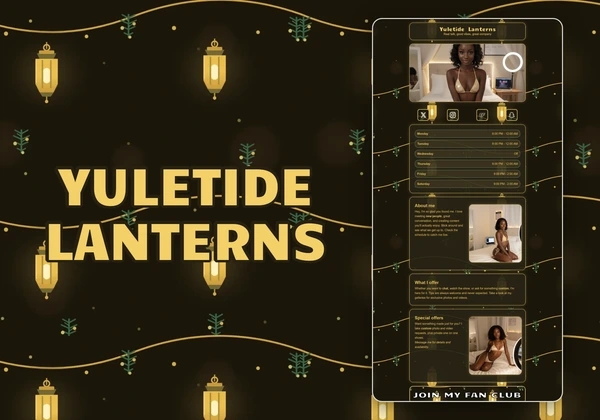 Yuletide Lanterns Chaturbate theme
