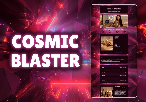 Cosmic Blaster Chaturbate theme