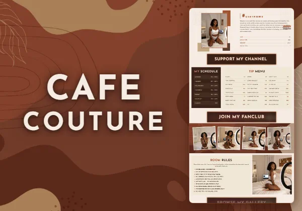 Cafe Couture — Pro exclusive Chaturbate theme