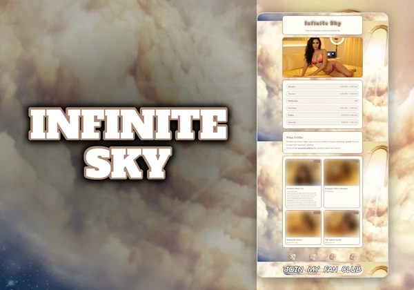 Infinite Sky Chaturbate theme