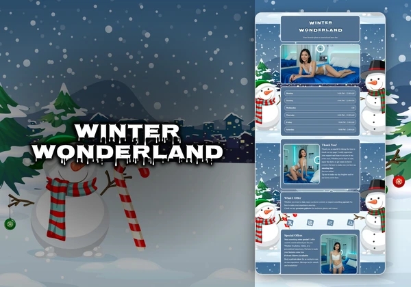 Winter Wonderland Chaturbate theme