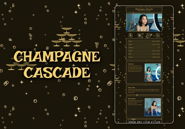 Champagne Cascade Chaturbate theme