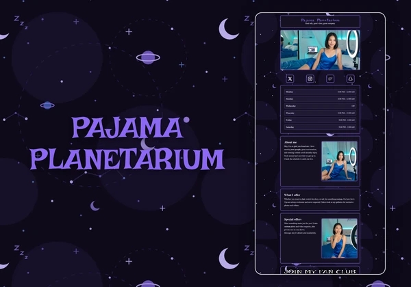 Pajama Planetarium Chaturbate theme