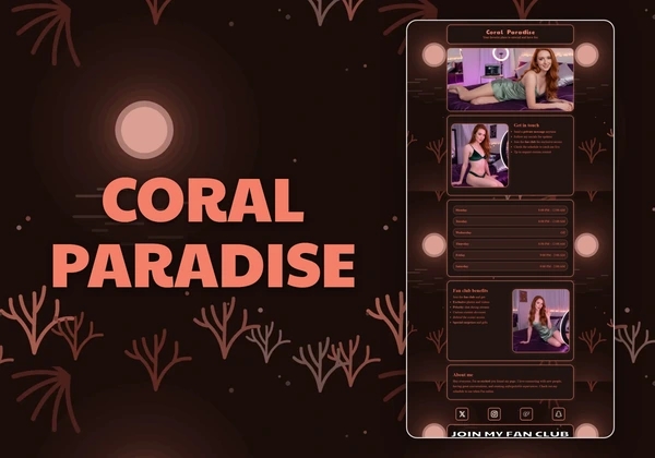 Coral Paradise Chaturbate theme