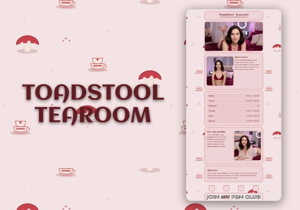 Toadstool Tearoom Chaturbate theme