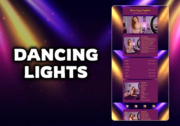 Dancing Lights Chaturbate theme