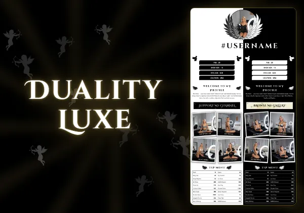 Duality Luxe — Pro exclusive Chaturbate theme