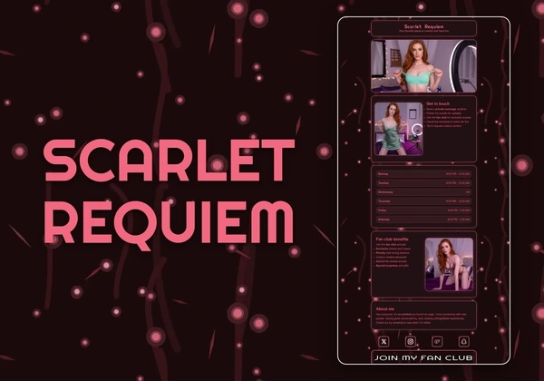 Scarlet Requiem Chaturbate theme