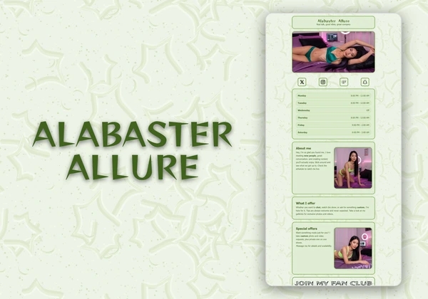 Alabaster Allure Chaturbate theme