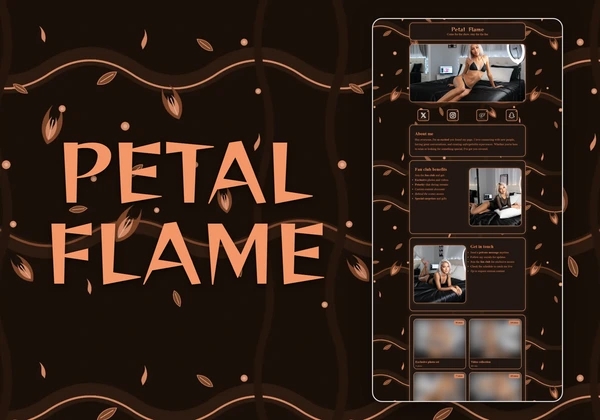 Petal Flame Chaturbate theme