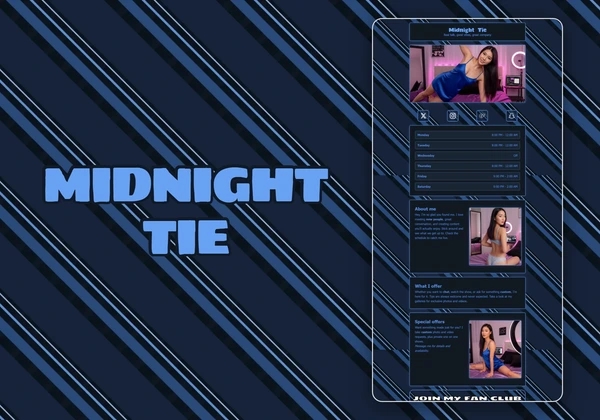Midnight Tie Chaturbate theme