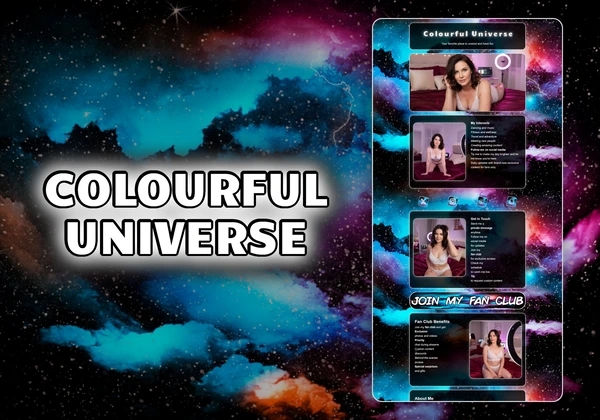 Colourful Universe Chaturbate theme