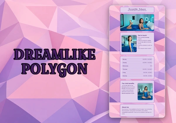 Dreamlike Polygon Chaturbate theme