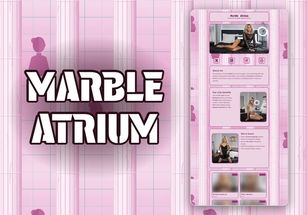 Marble Atrium Chaturbate theme