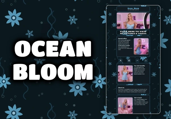 Ocean Bloom Chaturbate theme
